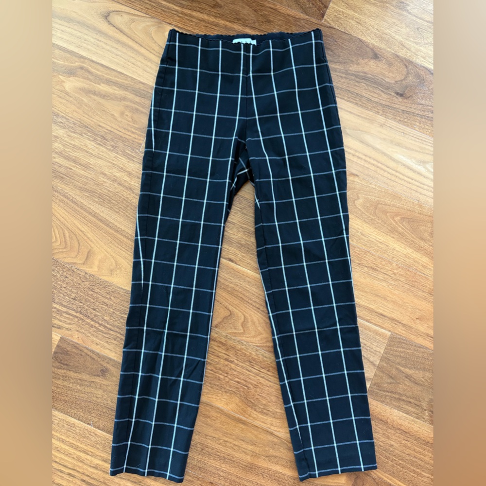 Black and White Checkered Pants